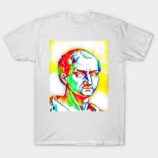 Anicius Manlius Severinus Boethius Colourful Portrait | Boethius Artwork 11 T-Shirt